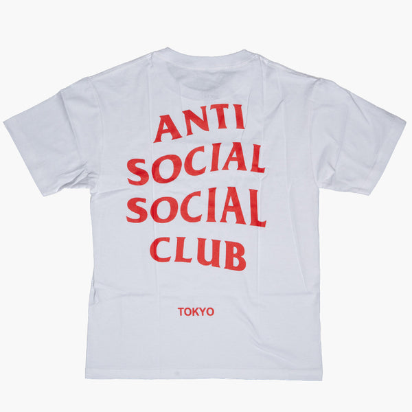 Anti Social Social Club Kkoch Tee Pink Tokyo Tee White Rückseite