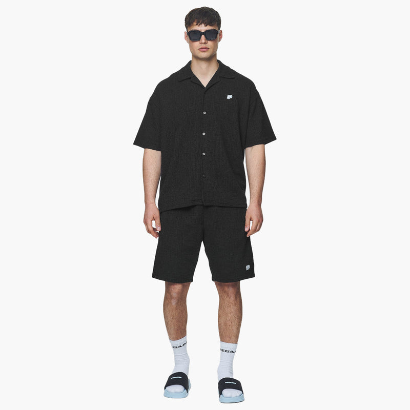 Pegador Libco Structured Knit Shorts Black Model 3