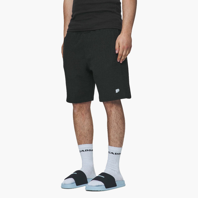 Pegador Libco Structured Knit Shorts Black Model
