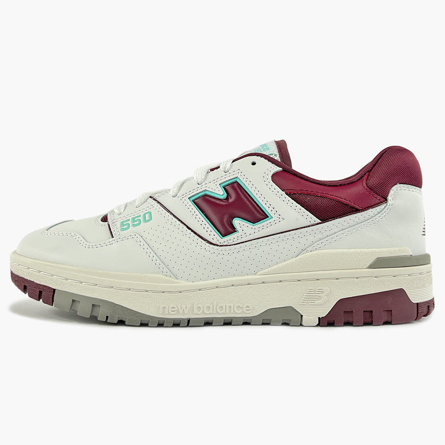 New Balance 550 Burgundy Cyan –