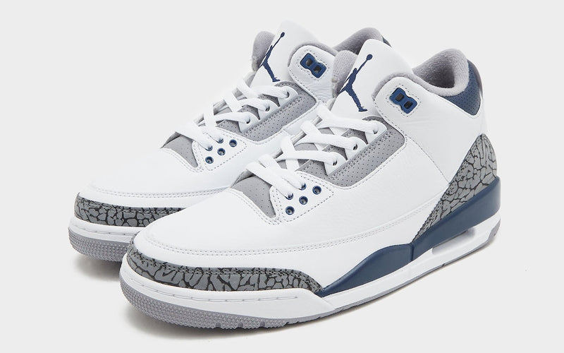 Air Jordan 3 White/Navy Titelbild