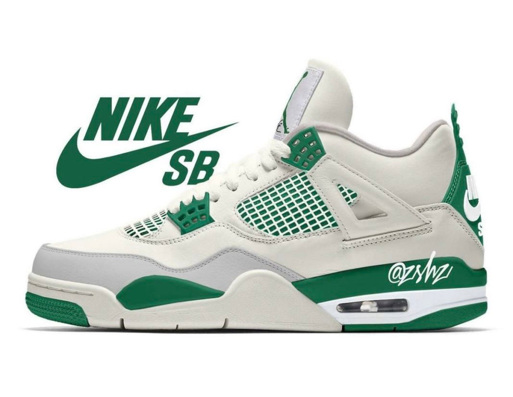 Nike X SB Air Jordan 4 Pine Green Hypenewz