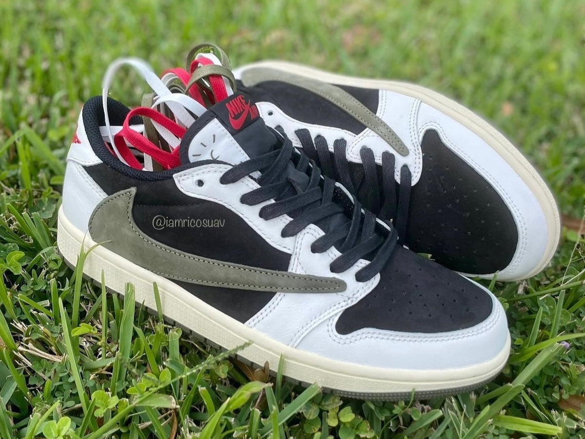 Travis Scott x Air Jordan 1 Low Olive HYPENEWZ