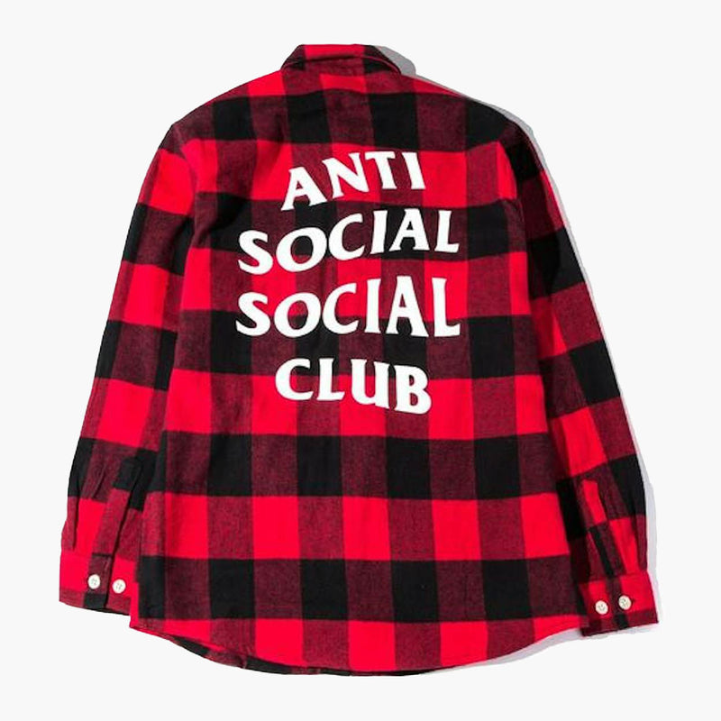 Anti Social Social Club Bez Odchylania Flanelowa koszula