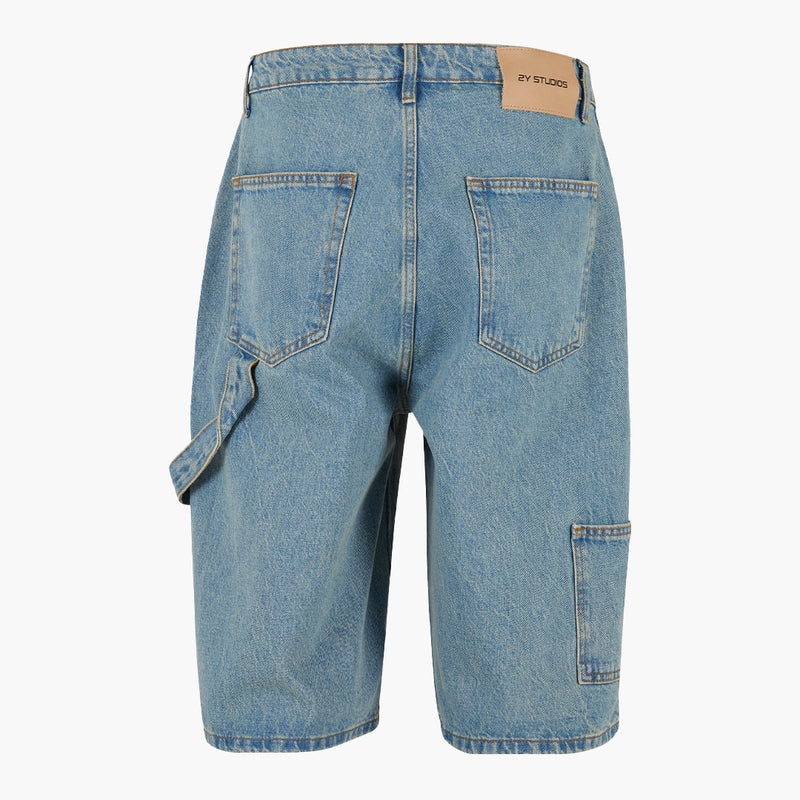 2Y Hogan Worker Shorts Sand Blue