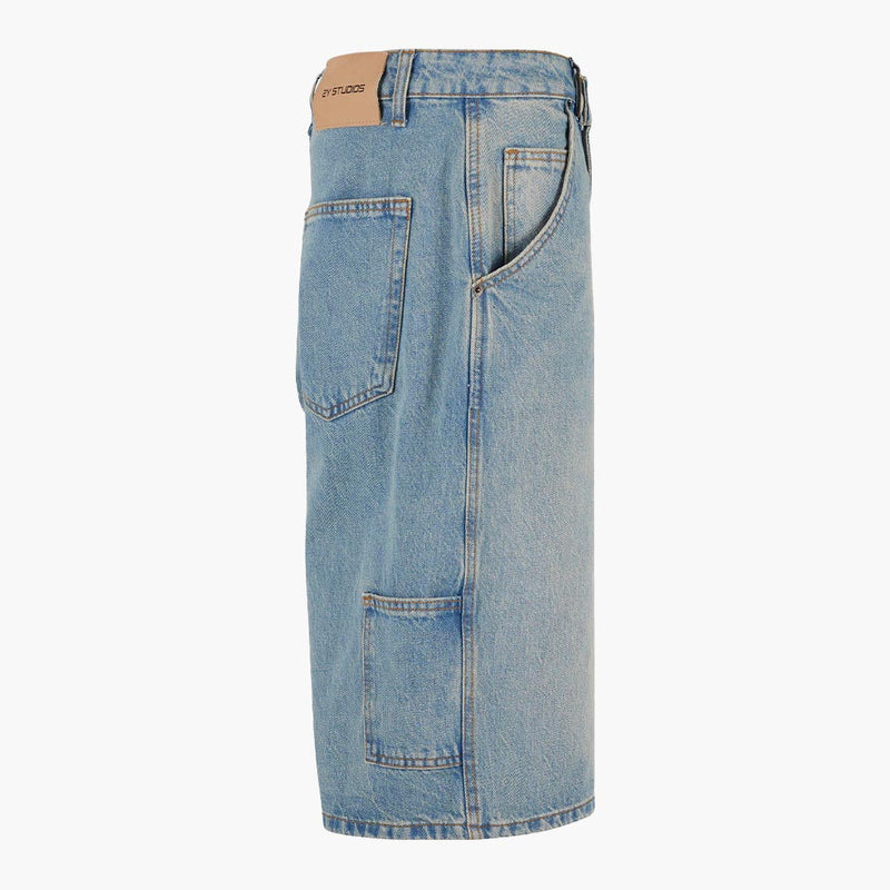 2Y Hogan Worker Shorts Sand Blue