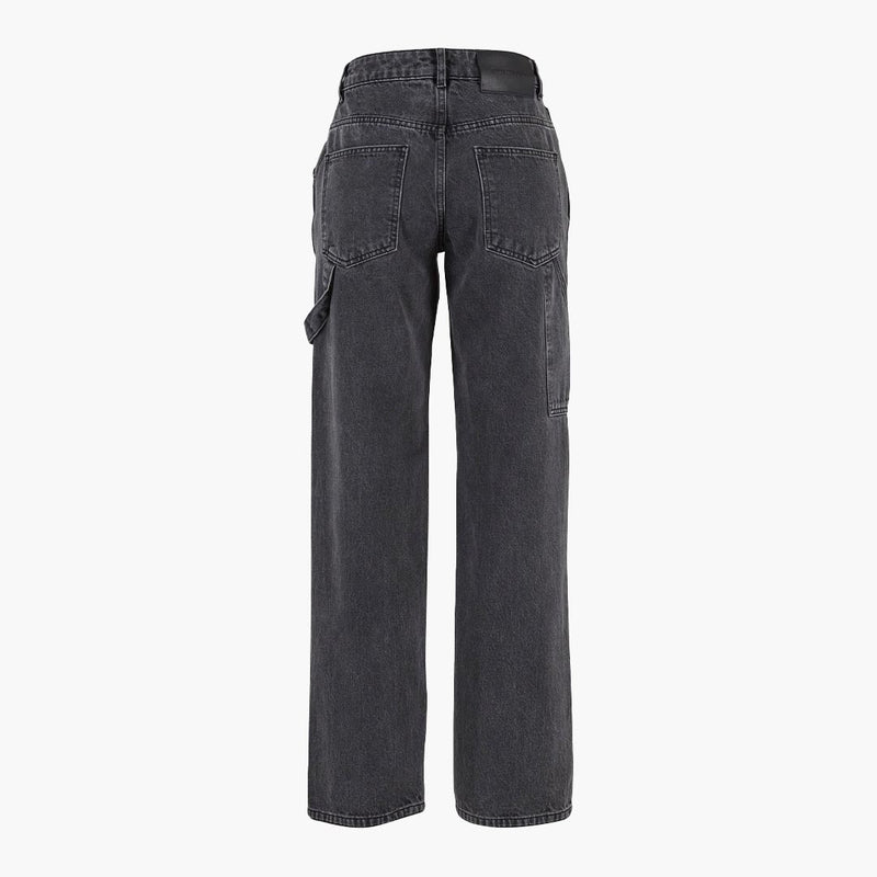 2Y Studios Anela Worker Baggy Jeans Washed Black