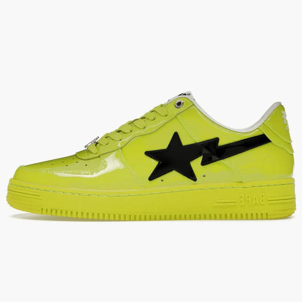 A Bathing Ape Bape Sta #2 Yellow Patent