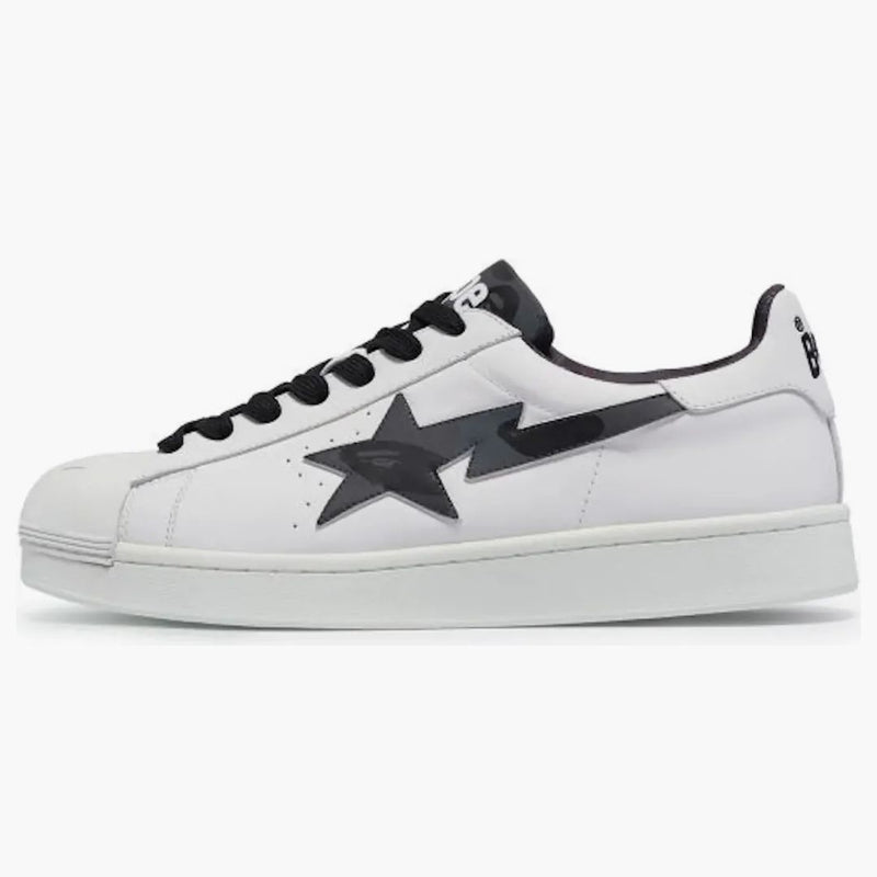 A Bathing Ape Skull Sta White Black