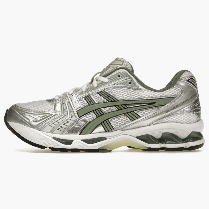 Asics Gel-kayano 14 White Pure Silver Slate Grey Sage