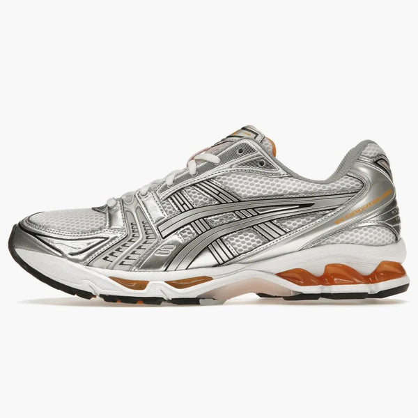 Asics Gel-kayano 14 White Pure Sliver Orange