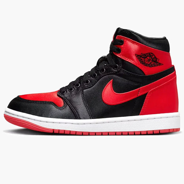 Nike air jordan 1 high og black varsity red custom painted mens 8.5