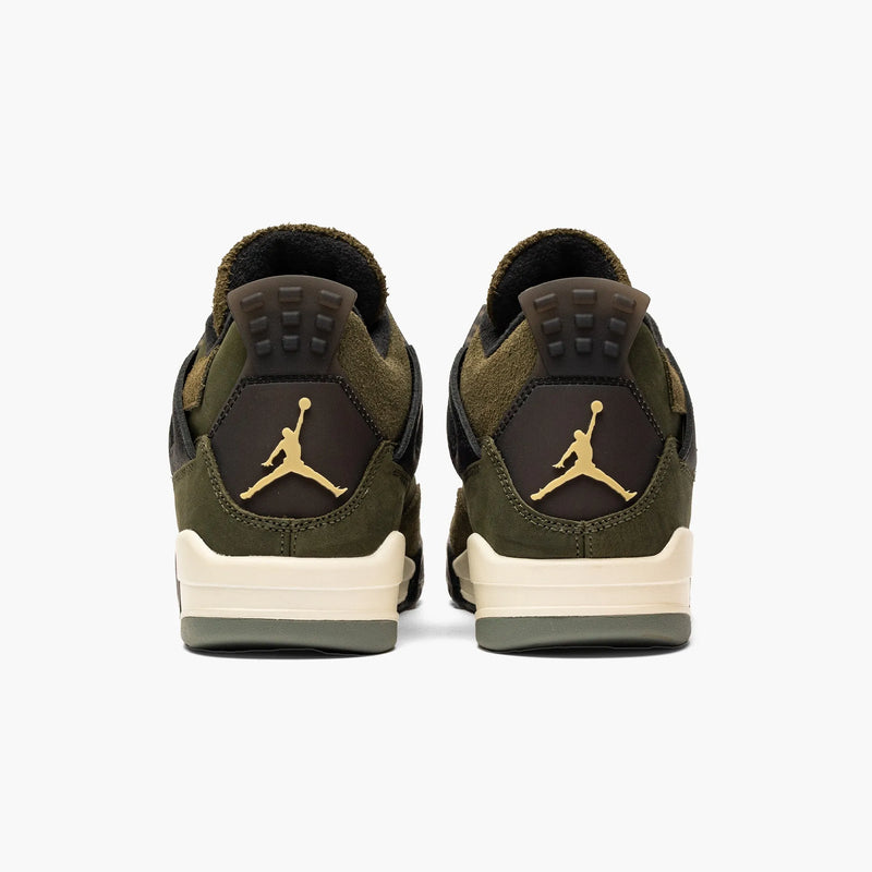 Air Jordan 4 Craft Medium Olive Rückansicht