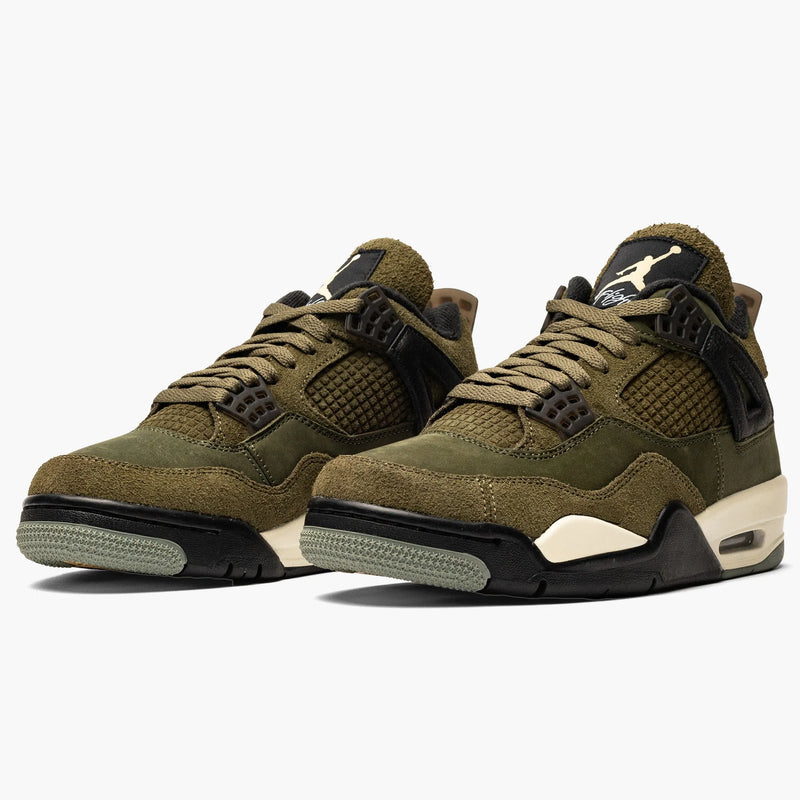 Air Jordan 4 Craft Medium Olive Seitenansicht