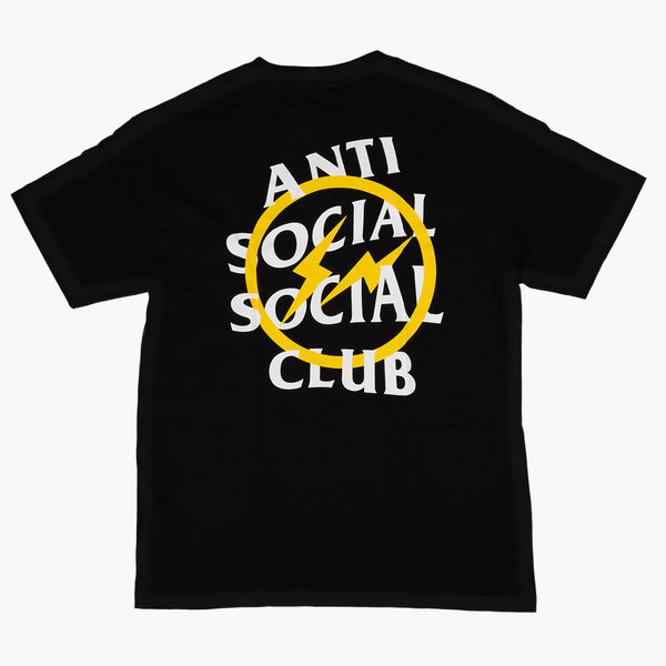anti-social-social-club ANTI SOCIAL SOCIAL CLUB - T-SHIRT WHITE - LIGHT  PINK FONT