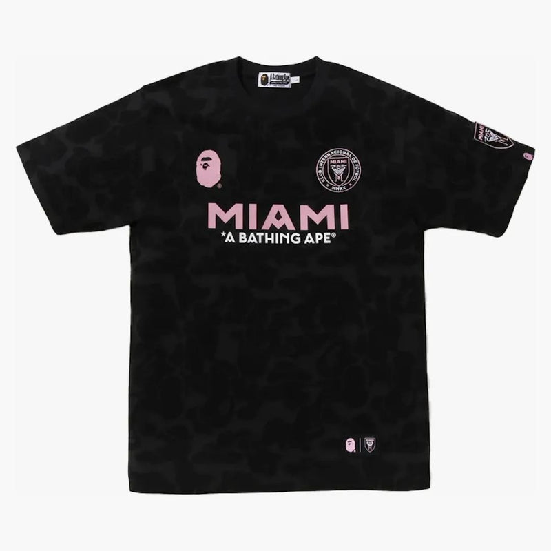 Bape X Inter Miami Cf Camo Tee Black