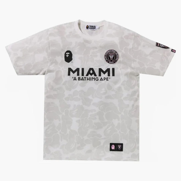 Bape X Inter Miami Cf Camo Tee White