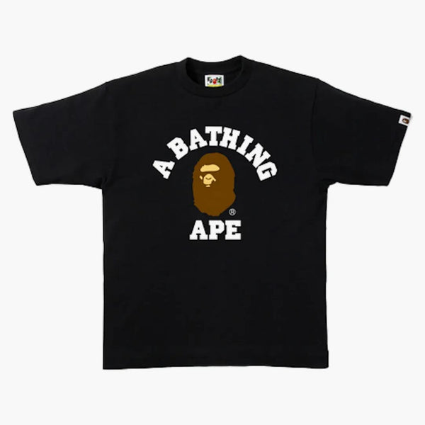 Bape College Tee Black