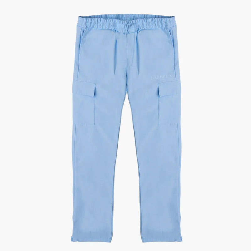 Barbeux Nylon Cargo Pants Babyblue