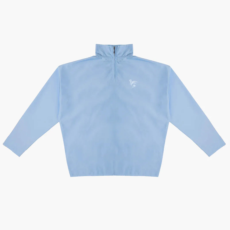 Barbeux Nylon Halfzip Babyblue