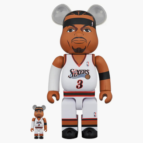 Bearbrick Allen Iverson (philadelphia 76ers) 100% & 400% Set