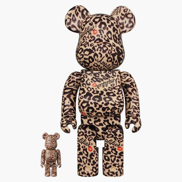 Bearbrick Amplifier 100% & 400% Set Leopard Print