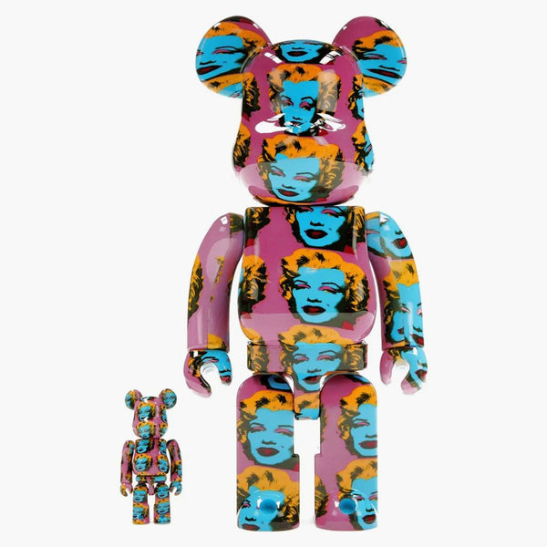 Bearbrick Andy Warhol Marilyn Monroe #2 100% & 400% Set