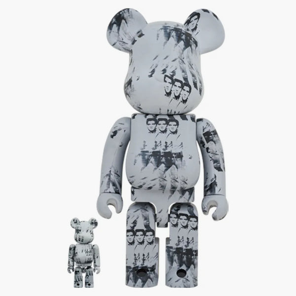 Bearbrick Andy Warhol's Elvis Presley 100% & 400% Set