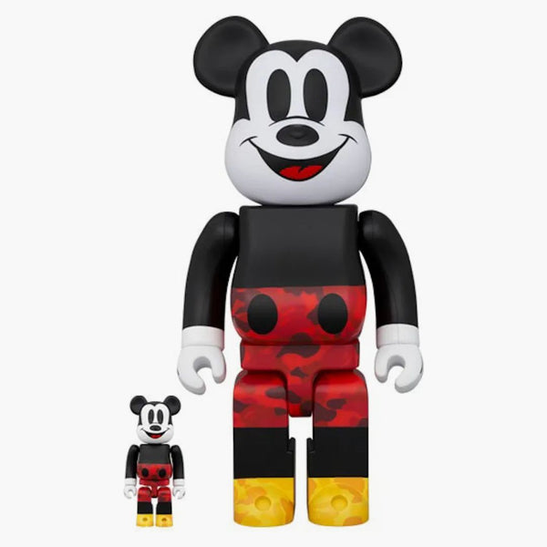 Bearbrick Bape(r) Disney Mickey Mouse 100% & 400% Set