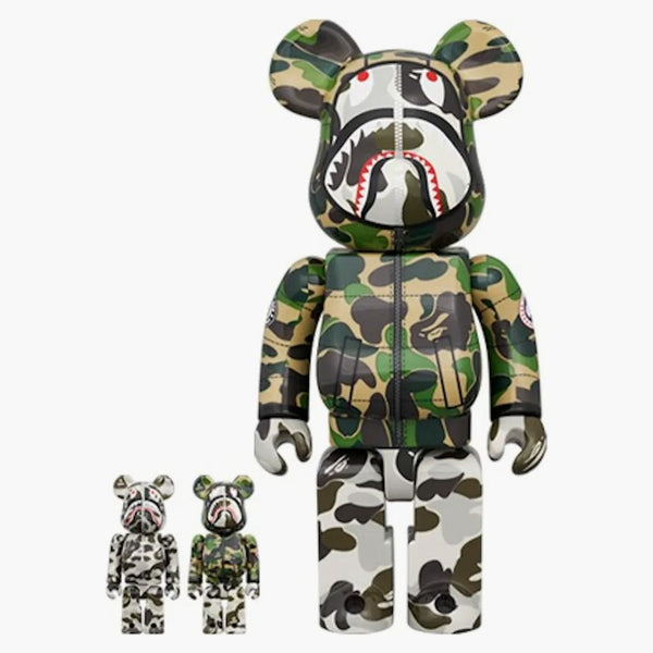 Bearbrick Bape(r) X Canada Goose Shark 100% & 400% Set