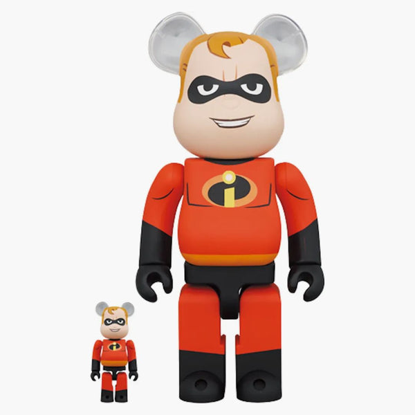 Bearbrick Disney Pixar Mr. Incredible 100% & 400% Set