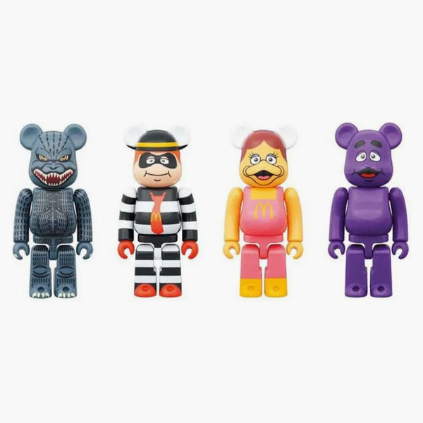 Bearbrick Godzilla Vs Mcdonalds 150% Set Of 4