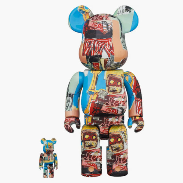 Bearbrick Jean-michel Basquiat #6 100% & 400% Set