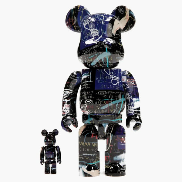 Bearbrick Jean-michel Basquiat #7 100% & 400% Set