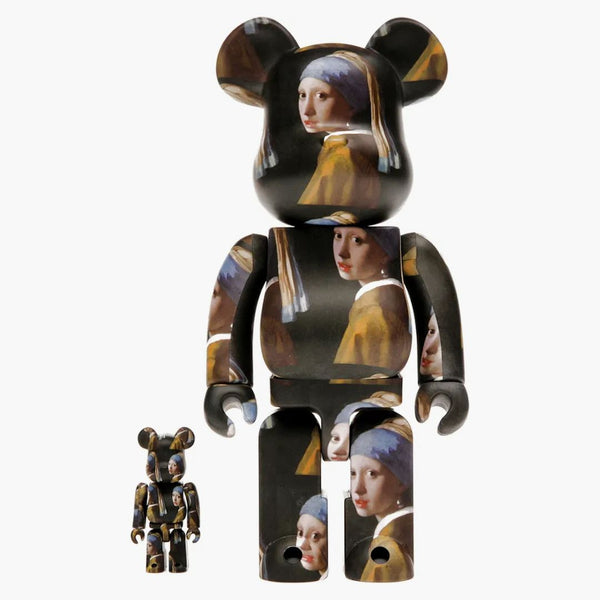 Bearbrick Johannes Vermeer (girl With A Pearl Earring) 100% & 400% Set