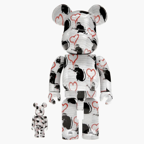 Bearbrick Love Rat 100% & 400% Set