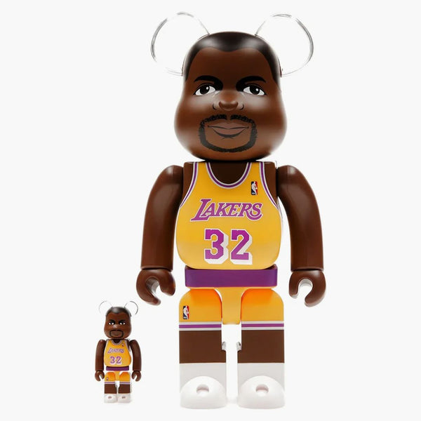 Bearbrick Nba Magic Johnson (los Angeles Lakers) 100% & 400% Set