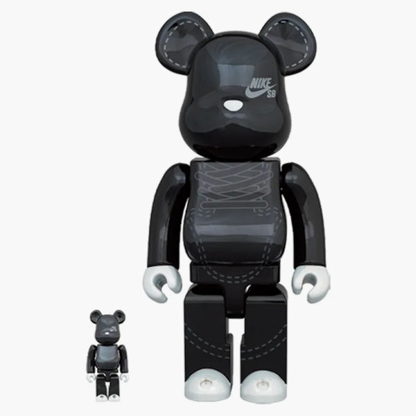 Bearbrick Nike Sb 2020 100% & 400% Set Black