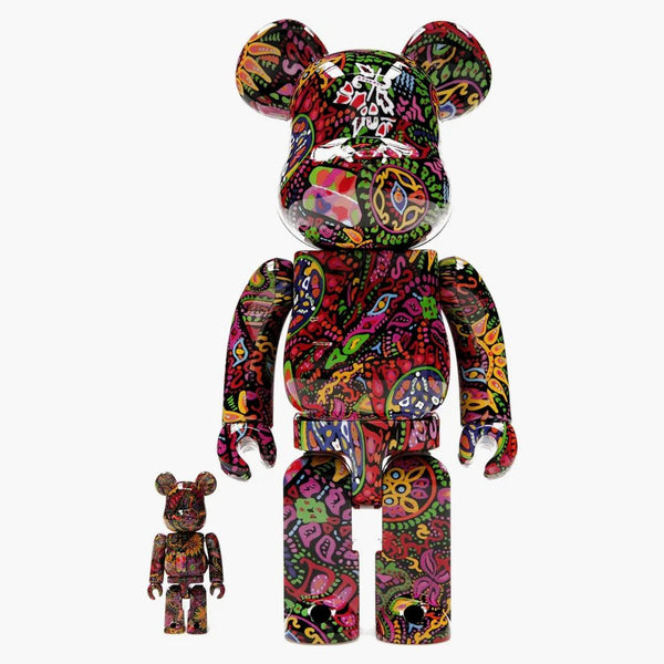 Bearbrick Psychedelic Paisley 100% & 400% Set