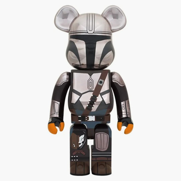 Bearbrick Star Wars The Mandalorian 1000% Chrome