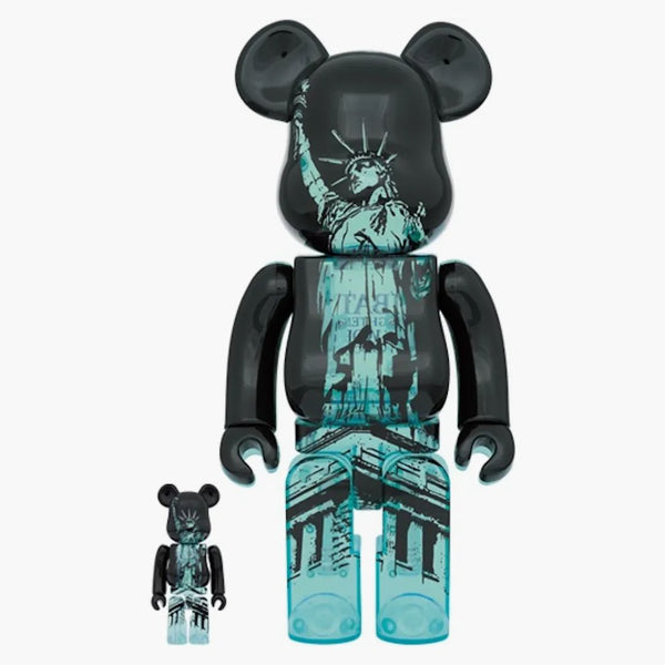 Bearbrick Statue Of Liberty 100% & 400% Set