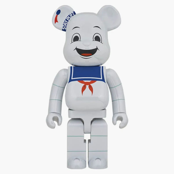 Bearbrick Stay Puft Marshmallow Man 1000% White Chrome Ver.