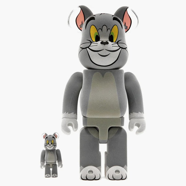 Bearbrick Tom And Jerry: Tom Flocky 100% & 400% Set