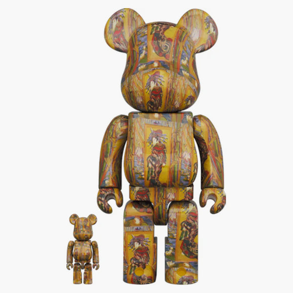 Bearbrick Van Gogh Museum Courtesan (after Eisen) 100% & 400% Set