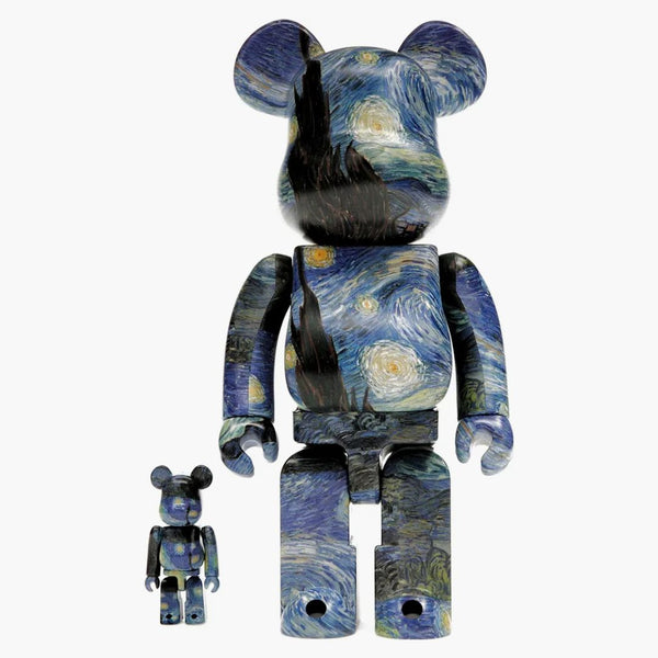 Bearbrick Vincent Van Gogh The Starry Night 100% & 400% Set