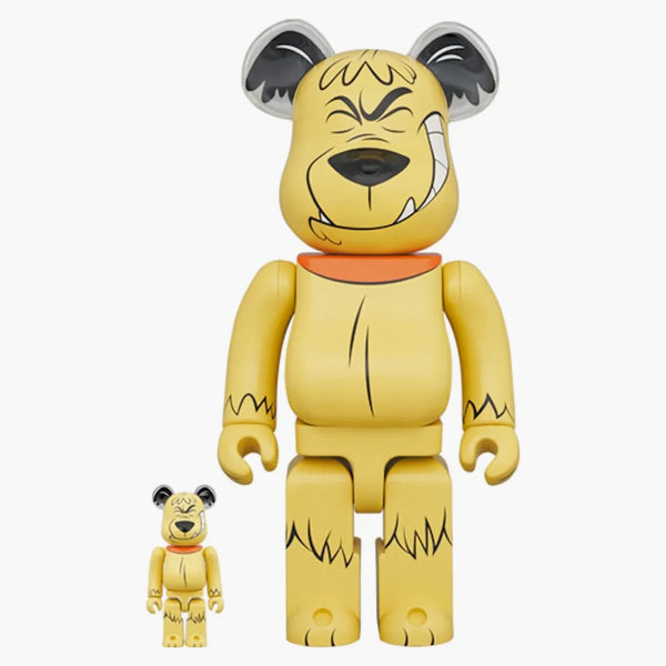 Bearbrick Wacky Races Muttley 100% & 400% Set