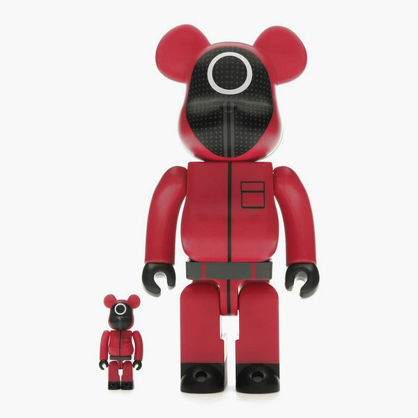 Bearbrick X Squid Game Guard (circle) 100% & 400% Set