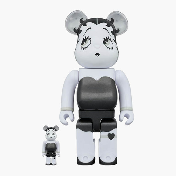 Bearbrick Betty Boop B + W 100% + 400% zestaw