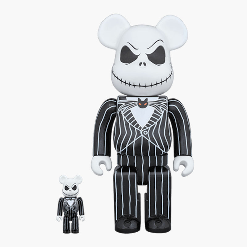 Bearbrick Jack Skellington 100% + 400% Set