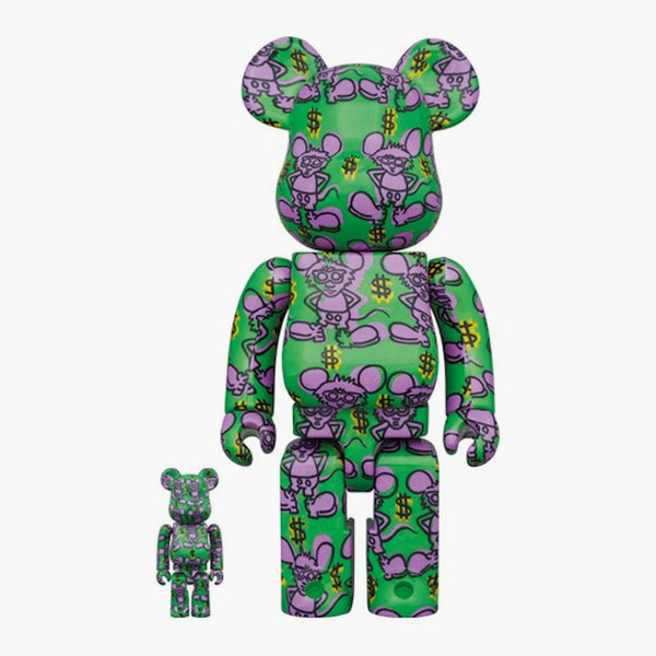 Bearbrick Keith Haring #11 100% + 400% zestaw